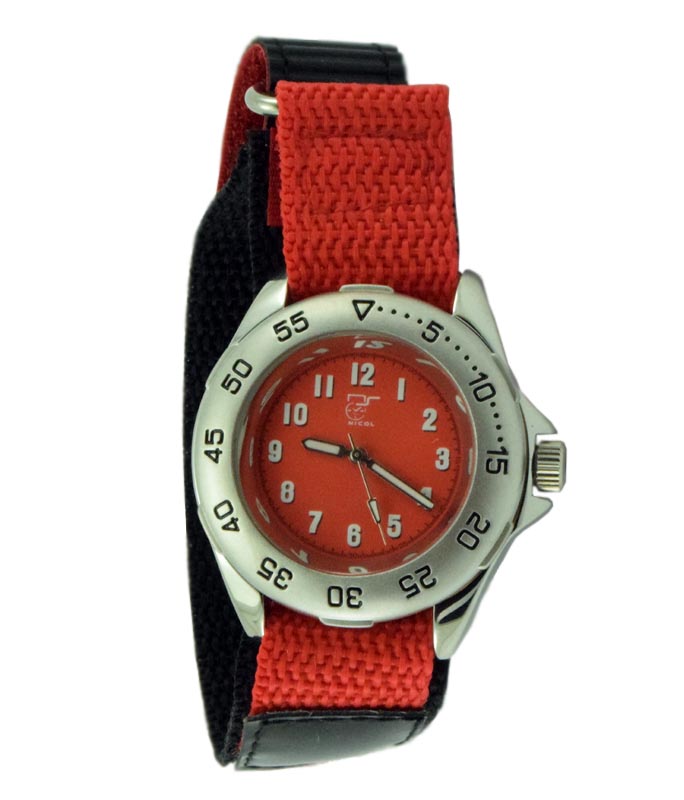 Ρολόι Χειρός NICOL 5050-1 Red Strap NICOL